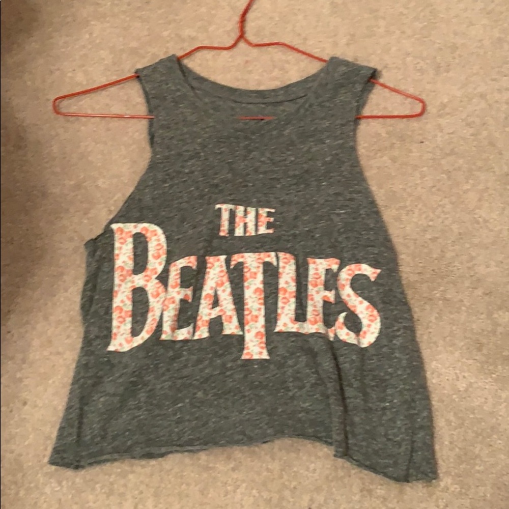 Beatles Muscle Crop Top